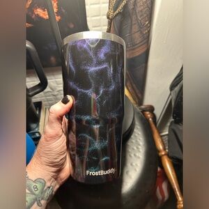 Frost buddy cup- northern lights design